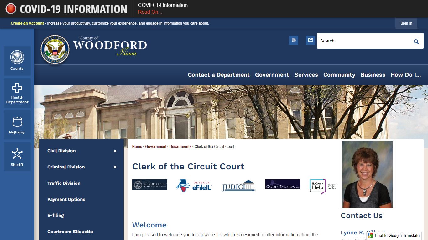 Clerk of the Circuit Court | Woodford County, IL