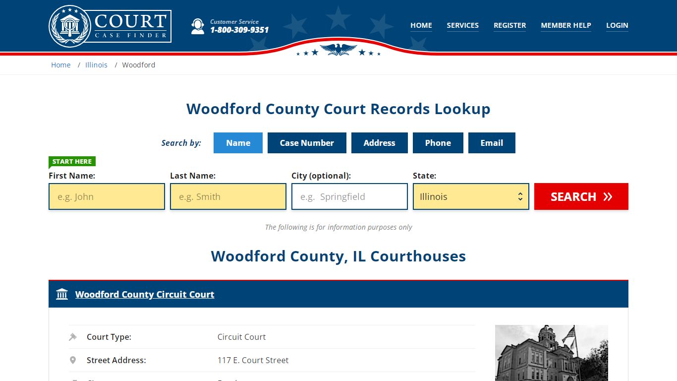 Woodford County Court Records | IL Case Lookup